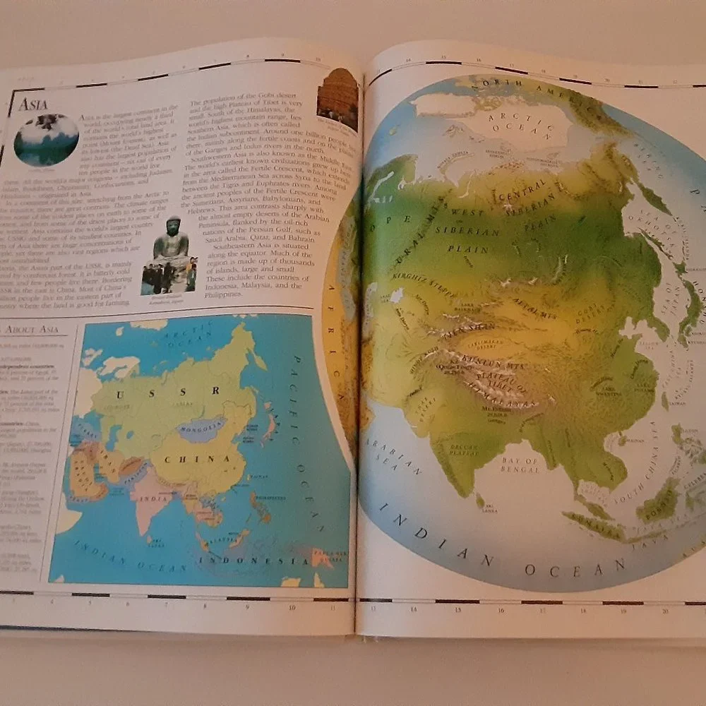 The Picture Atlas of the World - by Discovery Toys, illustrated by Brian…